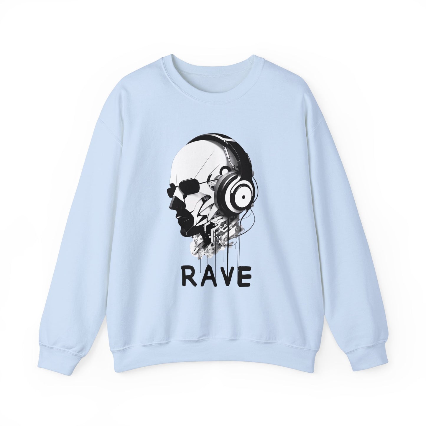 Sweatshirt mit Rave Aufdruck - Perfekt für Festival - und Partys - TeeGerDesign - Sweatshirt - Crew neck