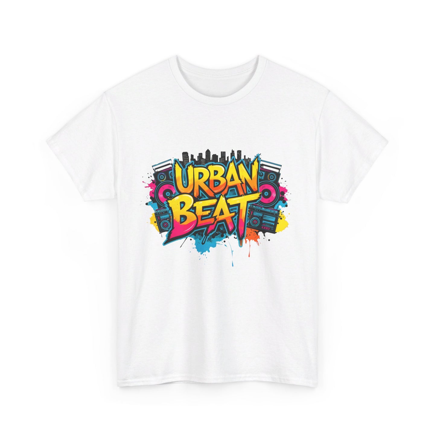 Urban Beat T-Shirt mit Graffiti-Design - TeeGerDesign - T-Shirt - Crew neck