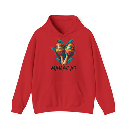 Stylischer Latin Hoodie mit Maracas - Motiv - TeeGerDesign - Hoodie - Dancehall