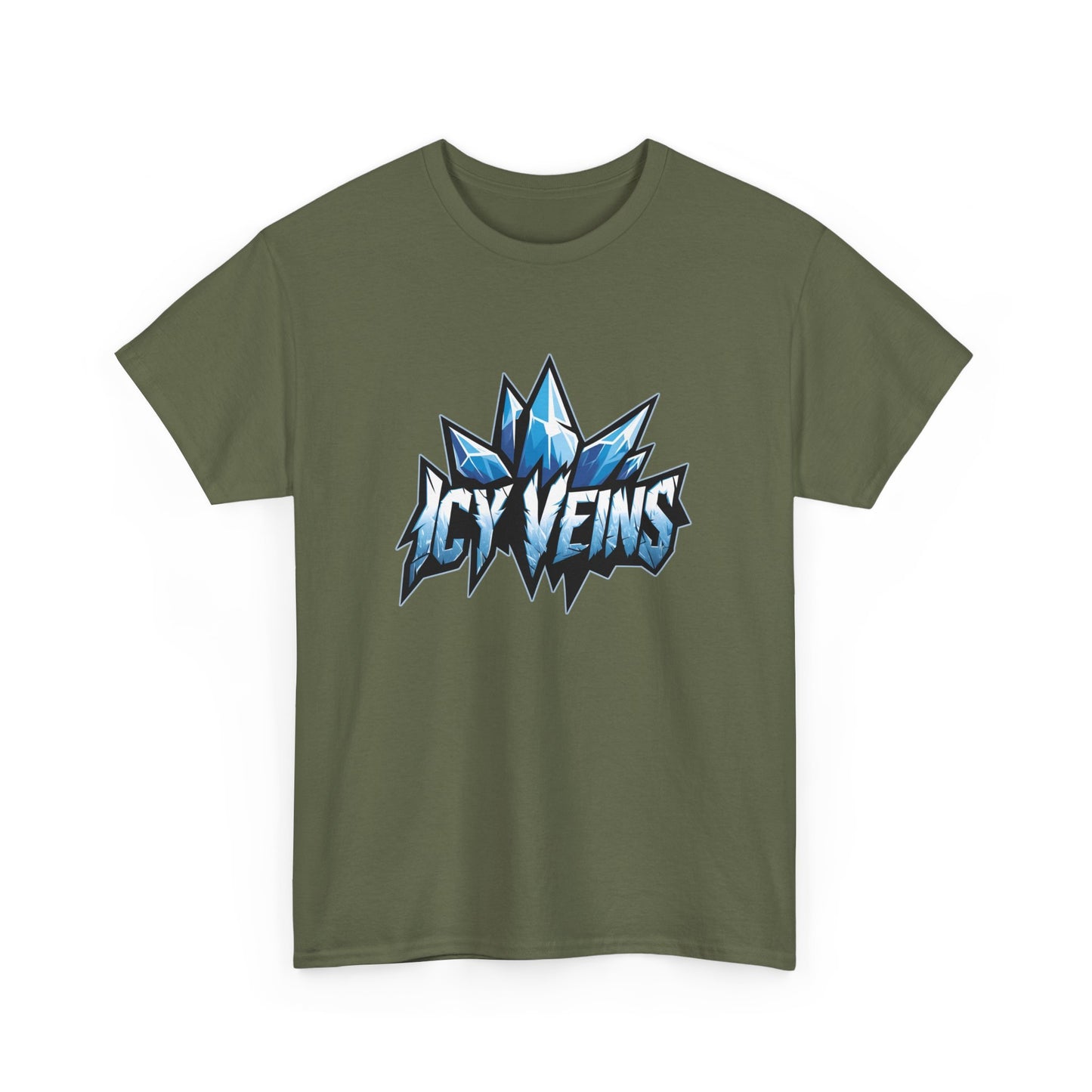 Icy Veins T - Shirt - Frostige Aura - TeeGerDesign - T - Shirt - Crew neck