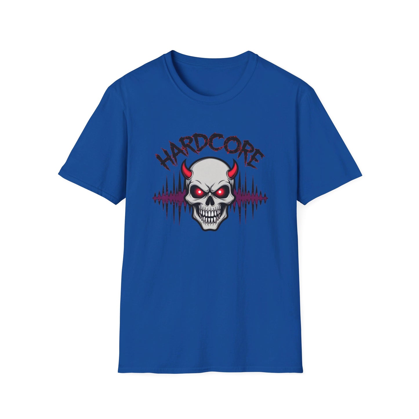 Hardcore T-Shirt mit teuflischem Totenkopf - TeeGerDesign - T-Shirt - Cotton