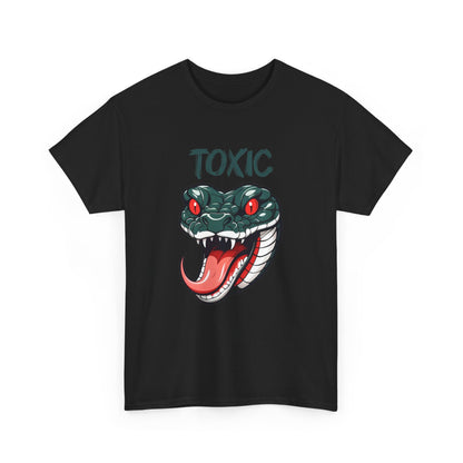 T - Shirt mit 'Toxic' Snake Logo - TeeGerDesign - T - Shirt - Crew neck