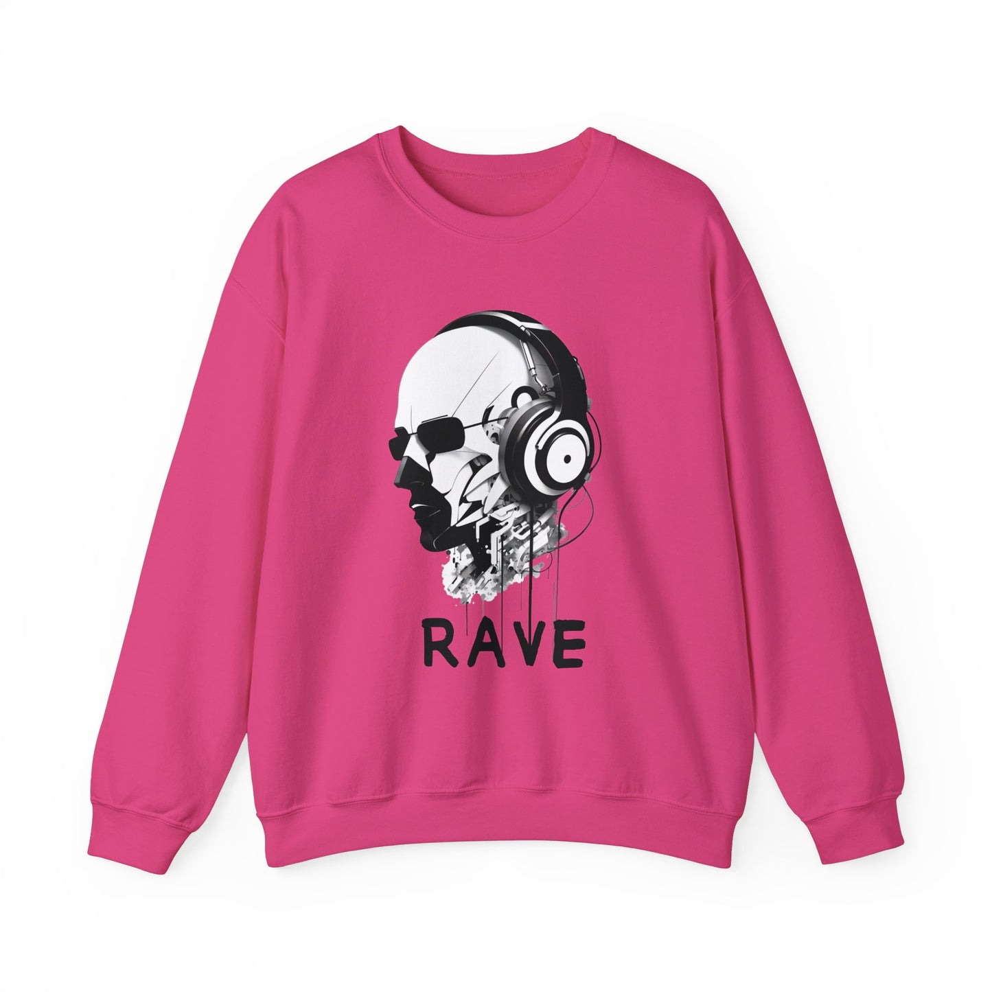 Sweatshirt mit Rave Aufdruck - Perfekt für Festival - und Partys - TeeGerDesign - Sweatshirt - Crew neck