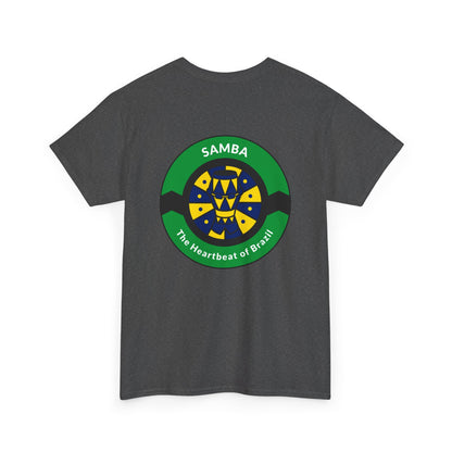 Samba T - Shirt - The Heartbeat of Brazil - TeeGerDesign - T - Shirt - Crew neck