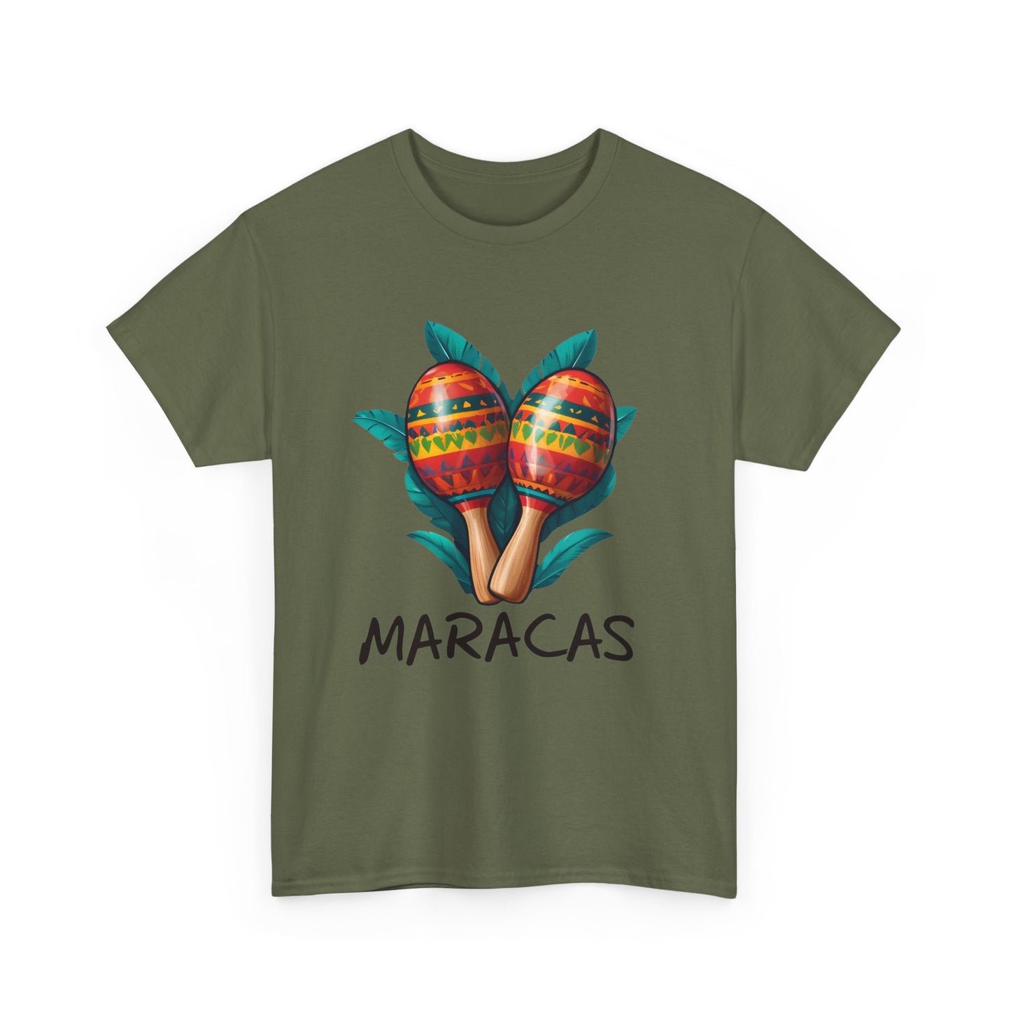 Stilvolles Maracas Instrument T - Shirt – Ideal für Musiker und Tänzer - TeeGerDesign - T - Shirt - Crew neck