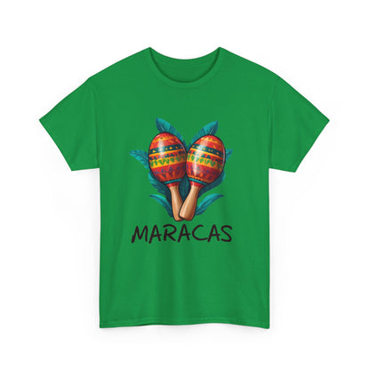 Stilvolles Maracas Instrument T - Shirt – Ideal für Musiker und Tänzer - TeeGerDesign - T - Shirt - Crew neck