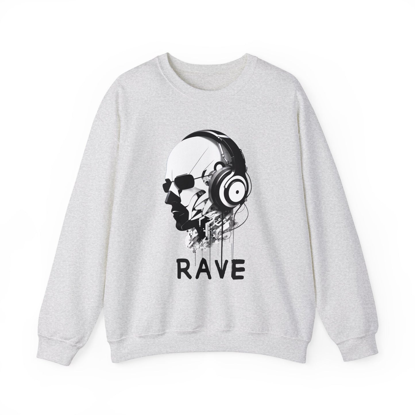 Sweatshirt mit Rave Aufdruck - Perfekt für Festival - und Partys - TeeGerDesign - Sweatshirt - Crew neck