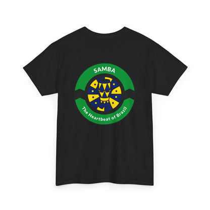 Samba T - Shirt - The Heartbeat of Brazil - TeeGerDesign - T - Shirt - Crew neck