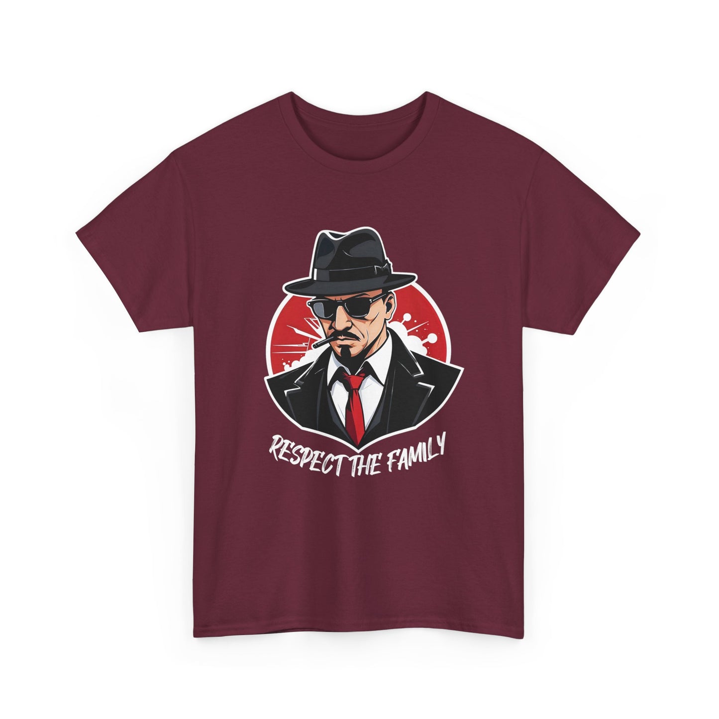 Respect the Family Mafia T - Shirt - TeeGerDesign - T - Shirt - Crew neck