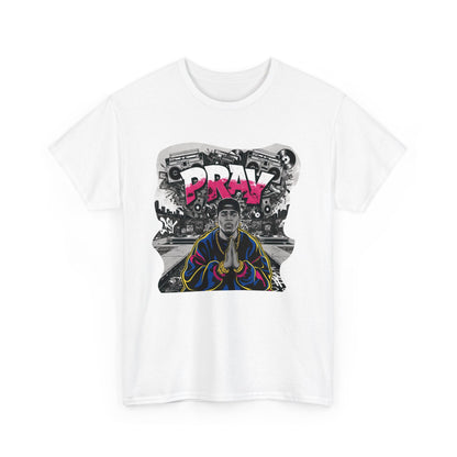 Pray T - Shirt mit Rapper Motiv - TeeGerDesign - T - Shirt - Crew neck