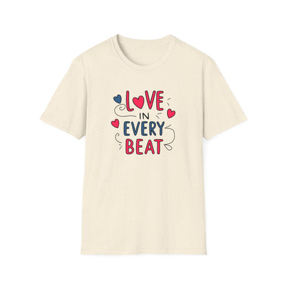 Love in every beat Tanzliebhaber T - Shirt - TeeGerDesign - T - Shirt - Cotton