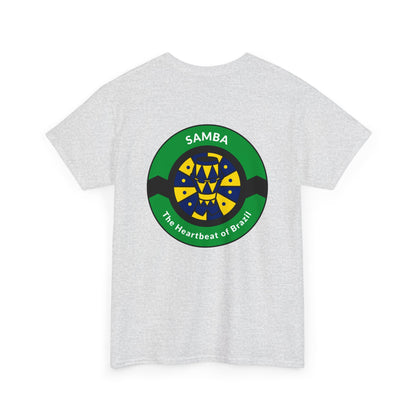 Samba T - Shirt - The Heartbeat of Brazil - TeeGerDesign - T - Shirt - Crew neck