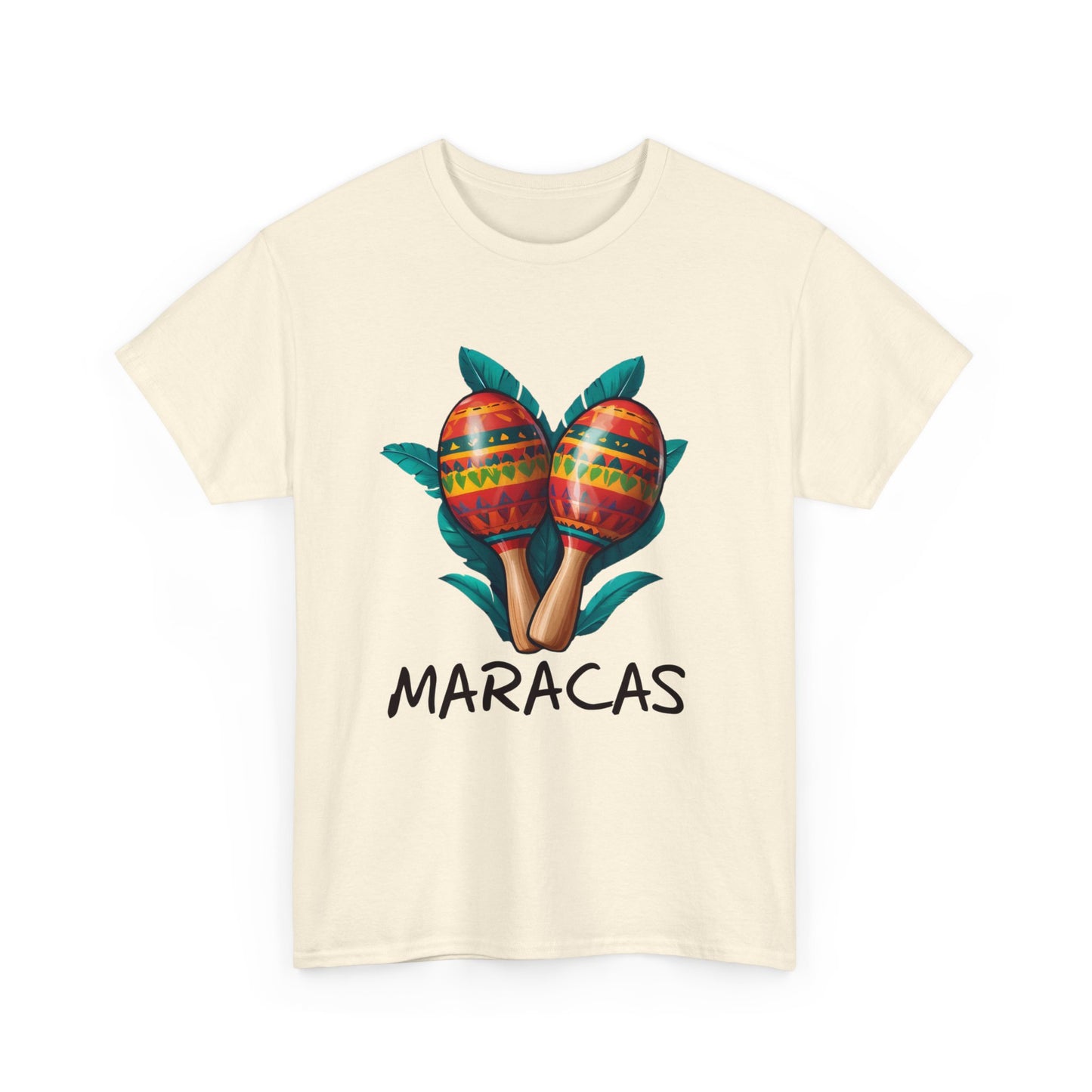 Stilvolles Maracas Instrument T - Shirt – Ideal für Musiker und Tänzer - TeeGerDesign - T - Shirt - Crew neck