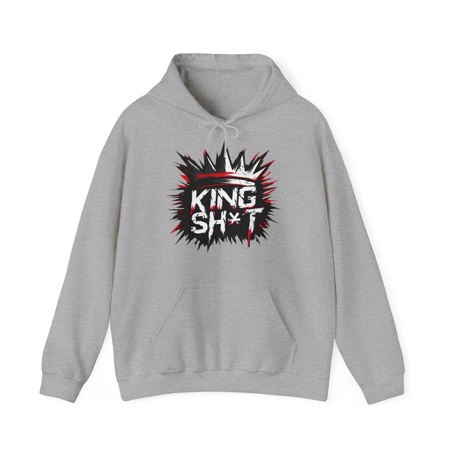 King SH*T Hoodie - TeeGerDesign - Hoodie - DTG