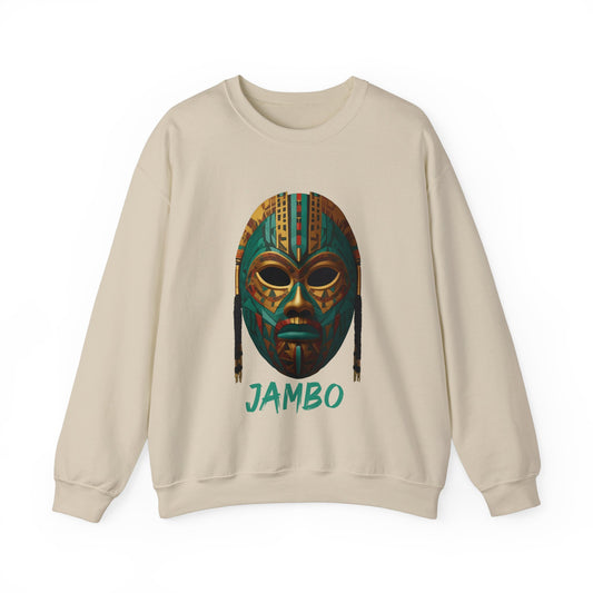 Swahili Jambo Sweatshirt - TeeGerDesign - Sweatshirt - Crew neck