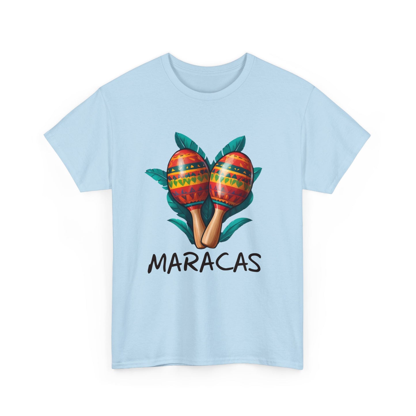 Stilvolles Maracas Instrument T - Shirt – Ideal für Musiker und Tänzer - TeeGerDesign - T - Shirt - Crew neck