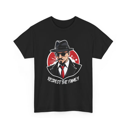 Respect the Family Mafia T - Shirt - TeeGerDesign - T - Shirt - Crew neck