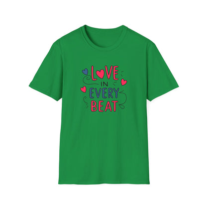 Love in every beat Tanzliebhaber T - Shirt - TeeGerDesign - T - Shirt - Cotton