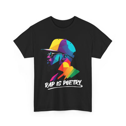 Rap is Poetry T - Shirt - Fusion von Musik und Poesie - TeeGerDesign - T - Shirt - 