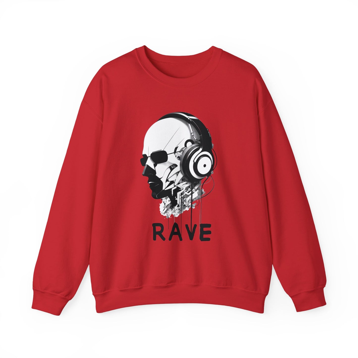 Sweatshirt mit Rave Aufdruck - Perfekt für Festival - und Partys - TeeGerDesign - Sweatshirt - Crew neck