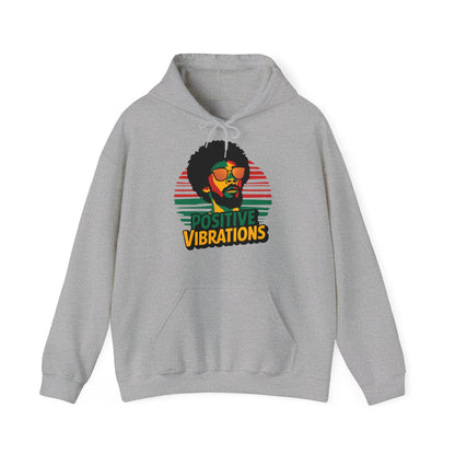 Reggae Hoodie Positive Vibrations - TeeGerDesign - Hoodie - Dancehall