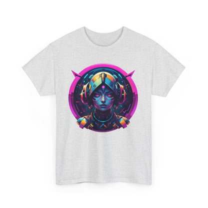 T - Shirt mit Android Girl Motiv - Futuristisches Design - TeeGerDesign - T - Shirt - Crew neck