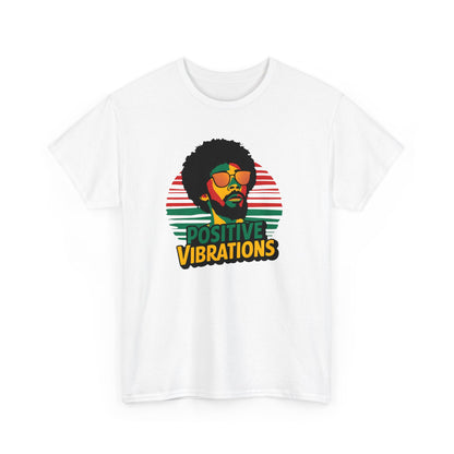 Reggae T - Shirt Positive Vibrations - TeeGerDesign - T - Shirt - Crew neck