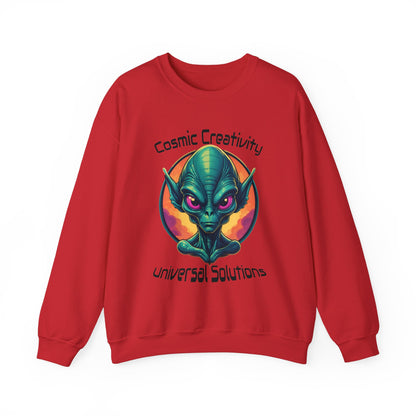 Stylisches Cosmic Alien Sweatshirt - TeeGerDesign - Sweatshirt - Crew neck