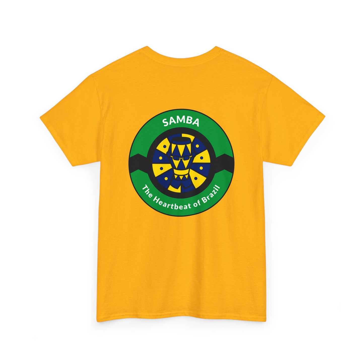 Samba T - Shirt - The Heartbeat of Brazil - TeeGerDesign - T - Shirt - Crew neck