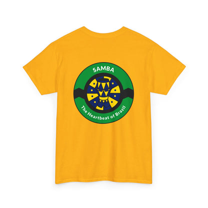 Samba T - Shirt - The Heartbeat of Brazil - TeeGerDesign - T - Shirt - Crew neck