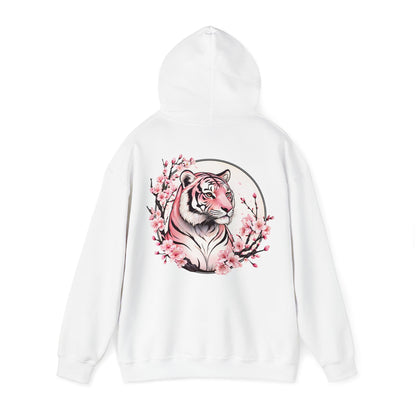 Kapuzenpullover mit Tiger und Blumenmotiv - TeeGerDesign - Hoodie - Brand