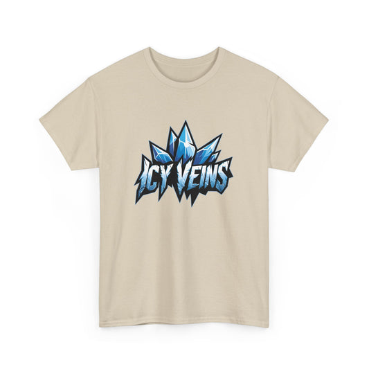 Icy Veins T - Shirt - Frostige Aura - TeeGerDesign - T - Shirt - Crew neck