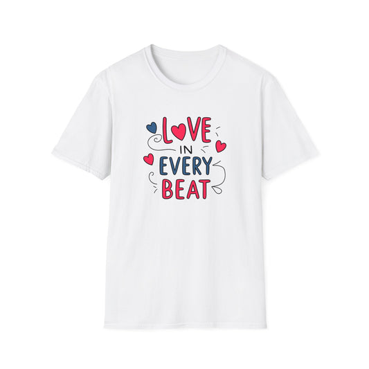 Love in every beat Tanzliebhaber T - Shirt - TeeGerDesign - T - Shirt - Cotton