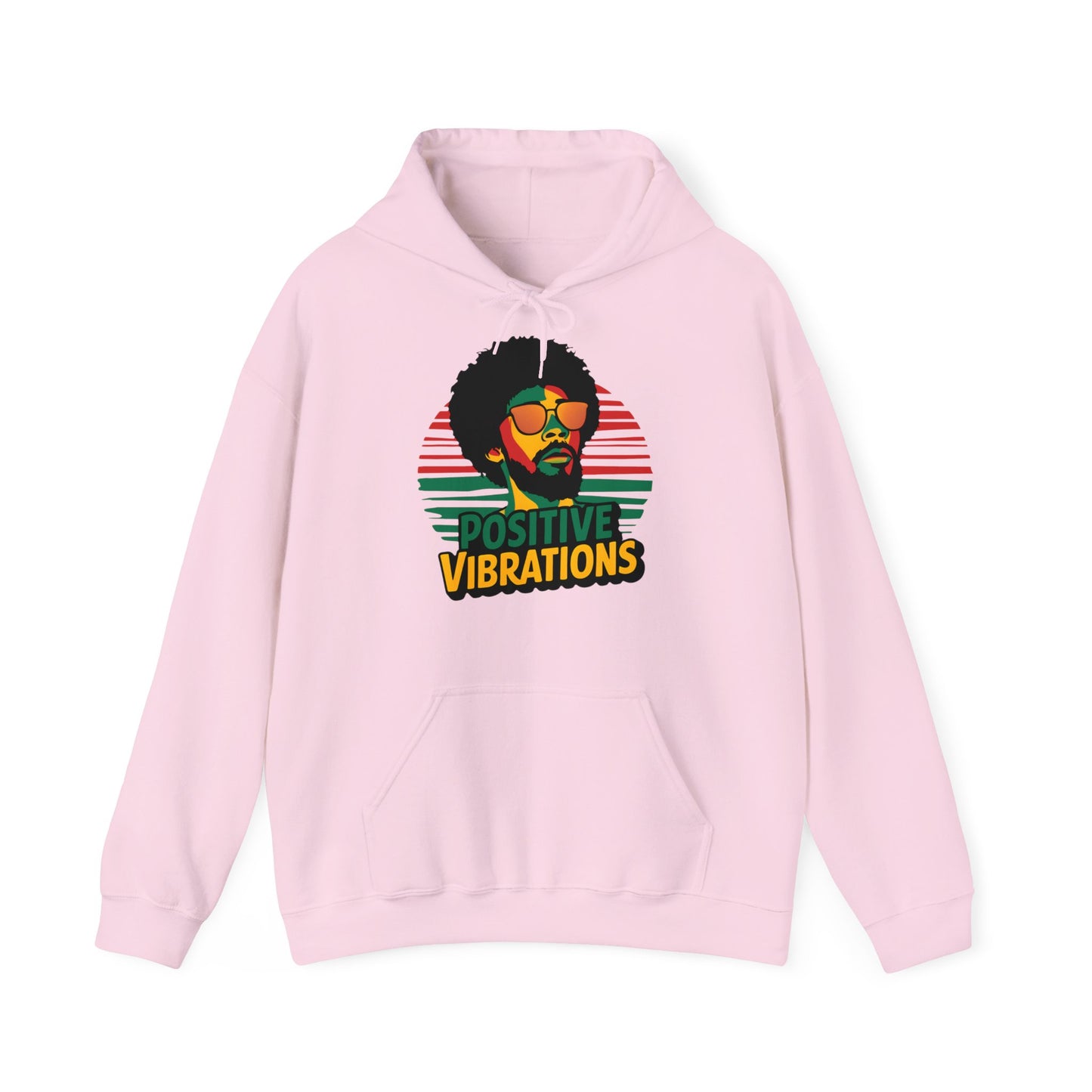 Reggae Hoodie Positive Vibrations - TeeGerDesign - Hoodie - Dancehall