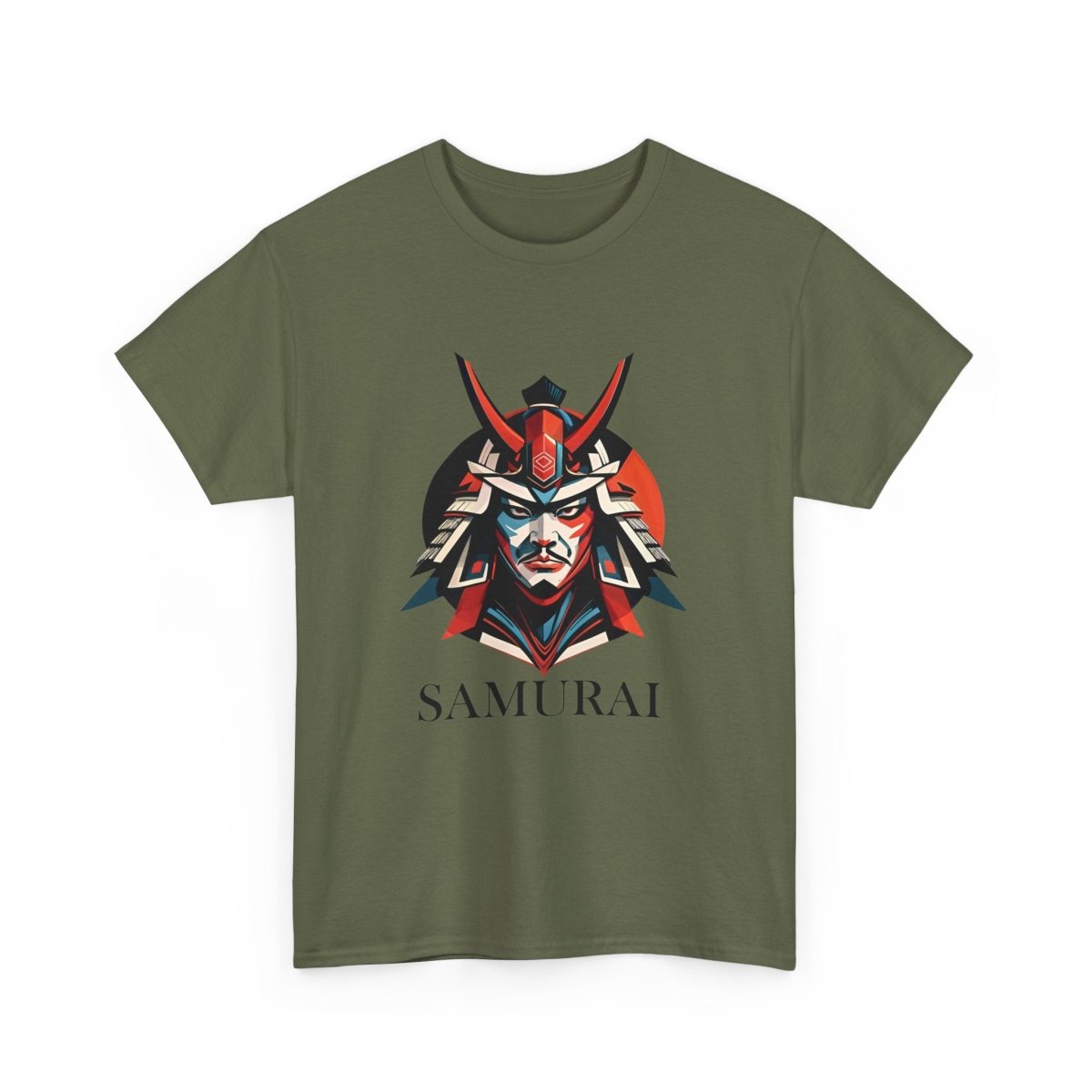 Abstraktes Samurai T - Shirt - TeeGerDesign - T - Shirt - Crew neck