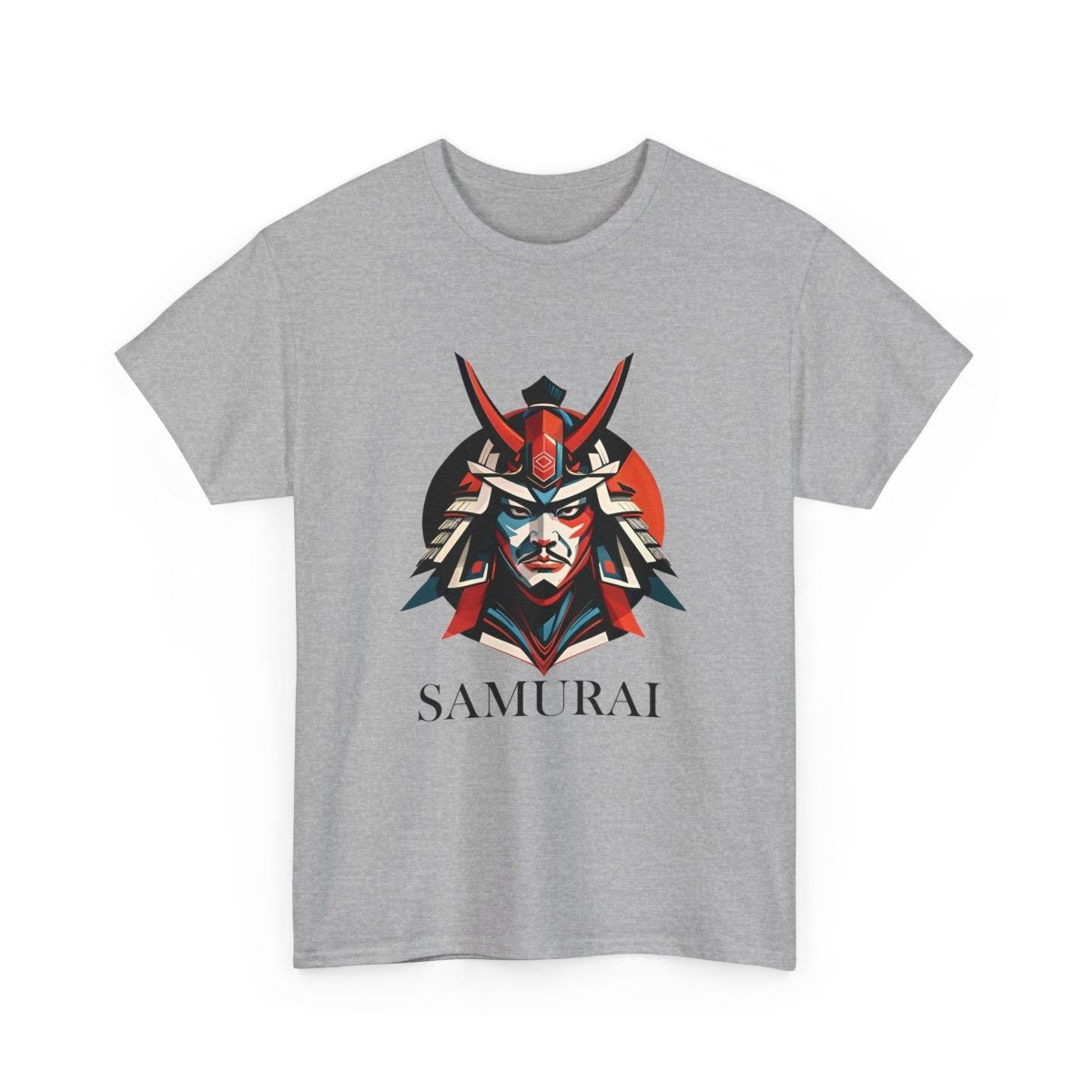 Abstraktes Samurai T - Shirt - TeeGerDesign - T - Shirt - Crew neck