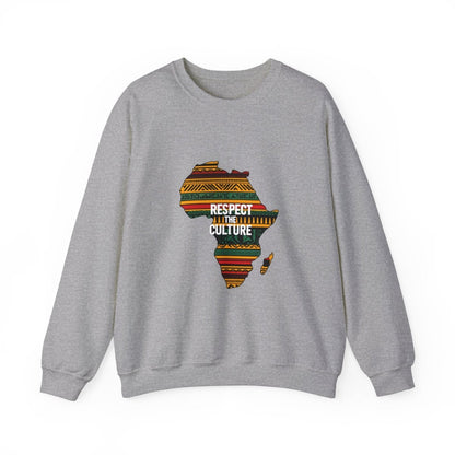 Afrika Sweatshirt Respect the culture - TeeGerDesign - Sweatshirt - Crew neck