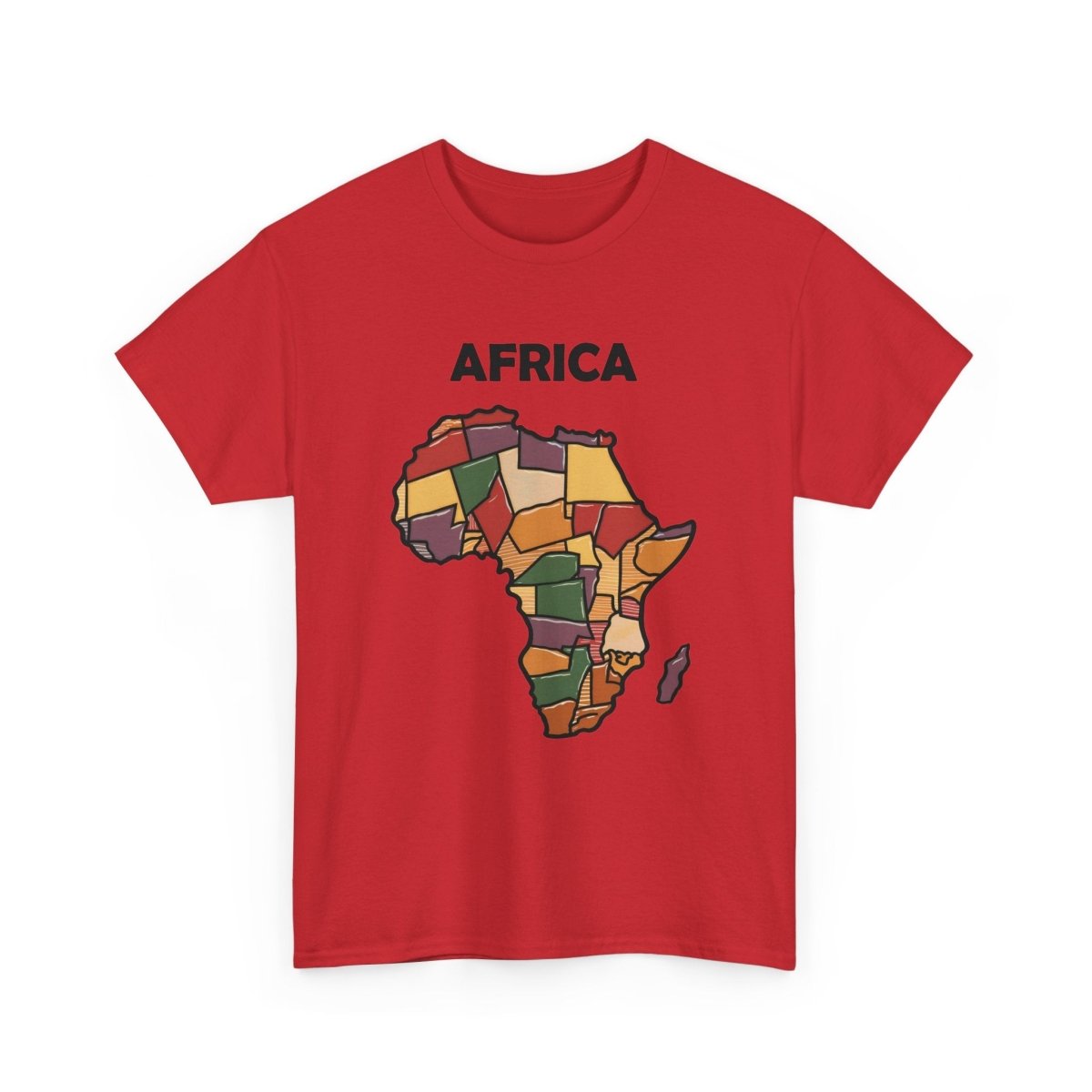 Afrika T - Shirt – Farbenfrohe und Traditionelle Muster - TeeGerDesign - T - Shirt - Crew neck