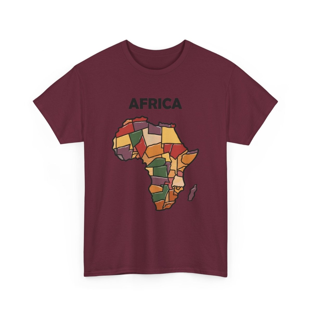 Afrika T - Shirt – Farbenfrohe und Traditionelle Muster - TeeGerDesign - T - Shirt - Crew neck