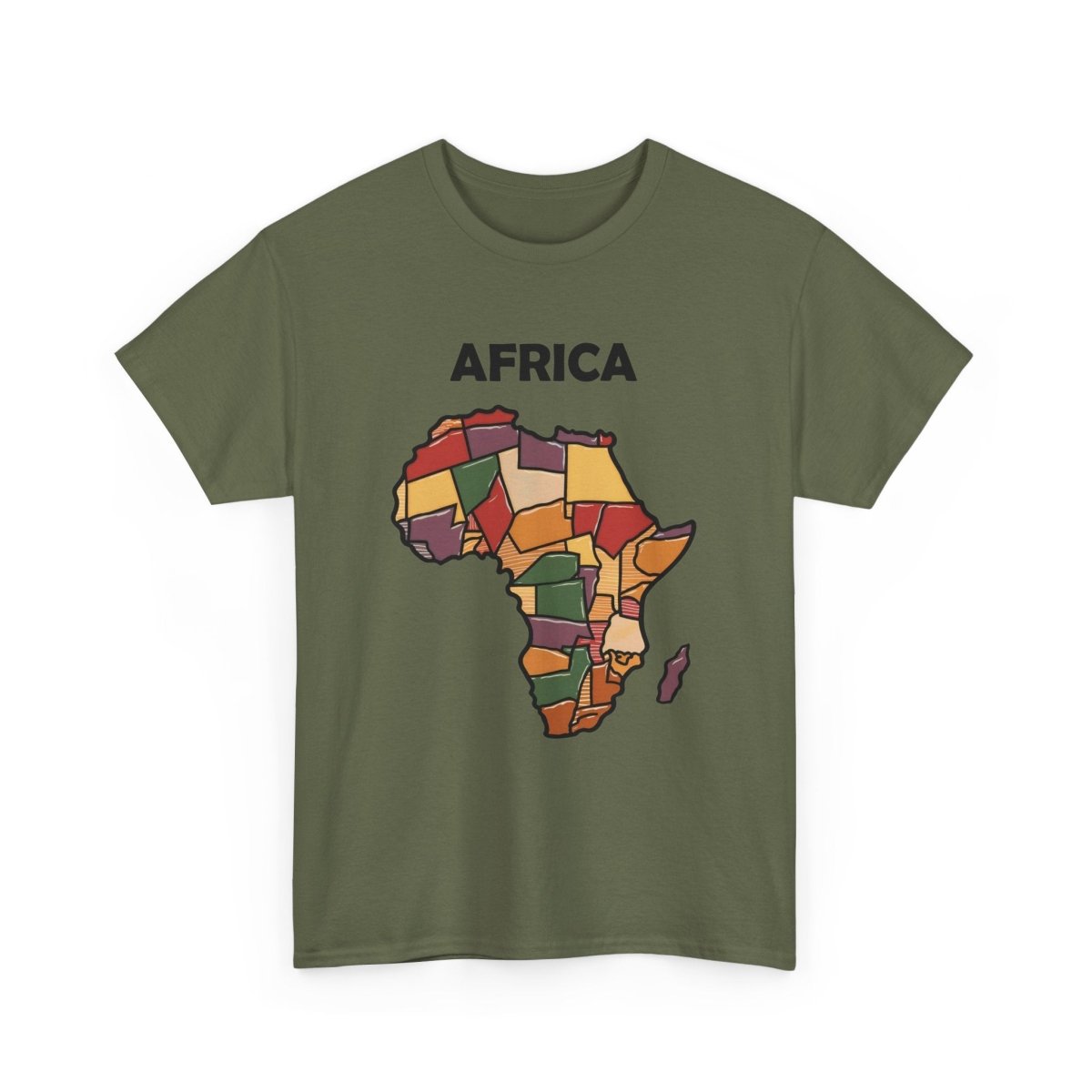 Afrika T - Shirt – Farbenfrohe und Traditionelle Muster - TeeGerDesign - T - Shirt - Crew neck