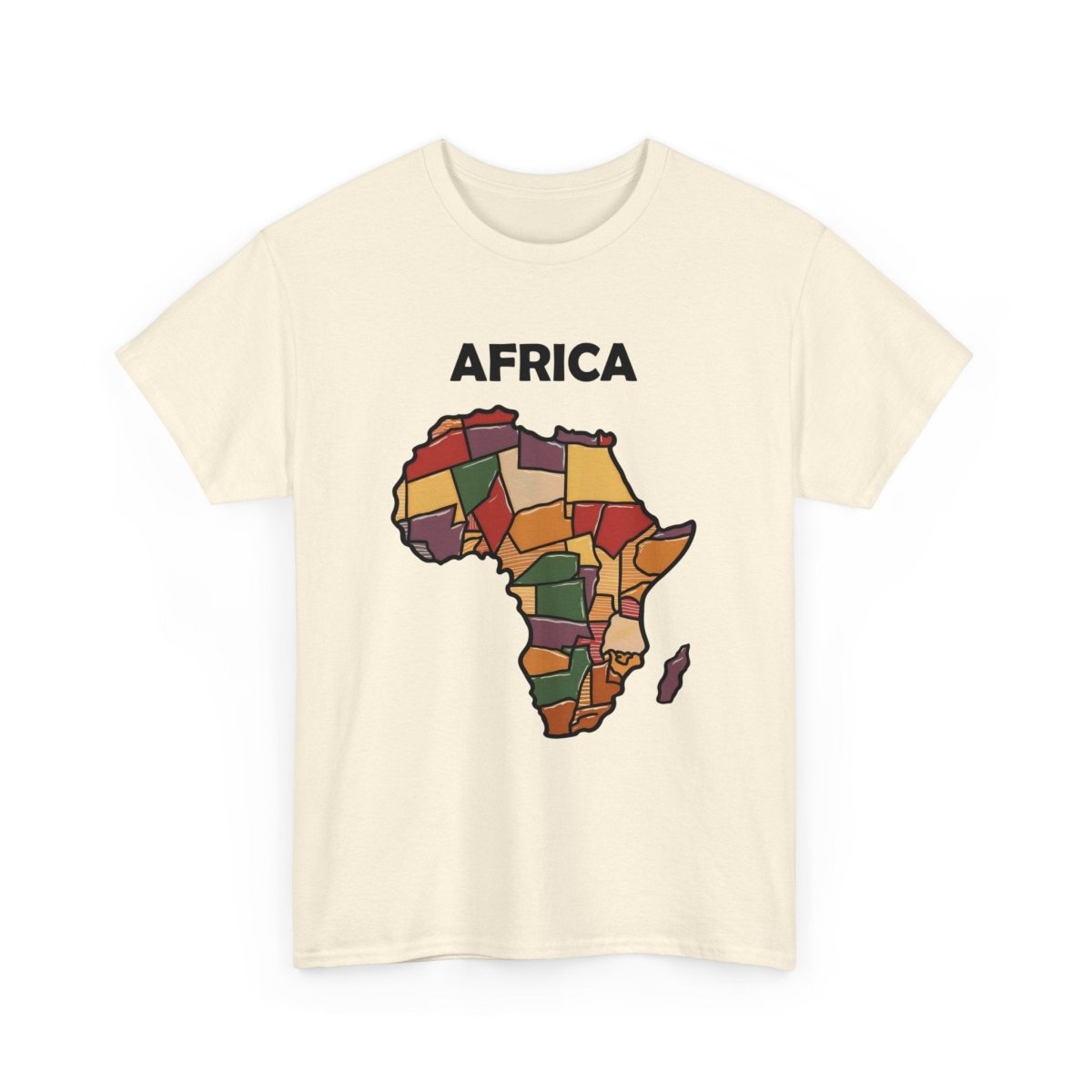 Afrika T - Shirt – Farbenfrohe und Traditionelle Muster - TeeGerDesign - T - Shirt - Crew neck