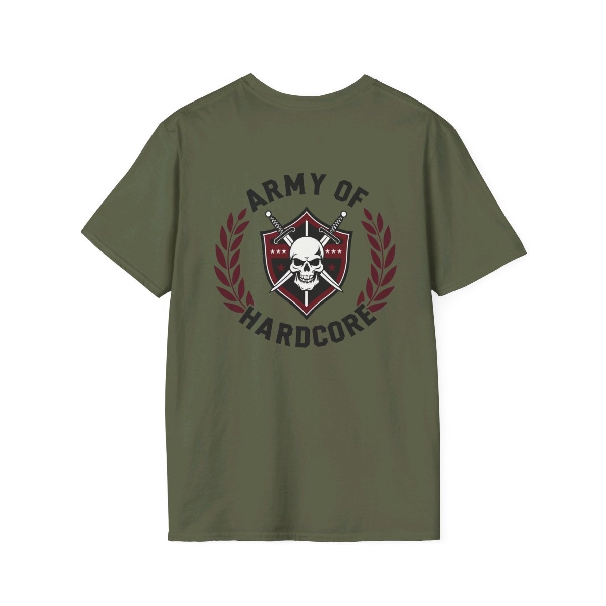 Army of Hardcore T - Shirt bedruckter Rücken - TeeGerDesign - T - Shirt - Cotton