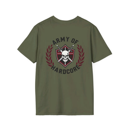 Army of Hardcore T - Shirt bedruckter Rücken - TeeGerDesign - T - Shirt - Cotton