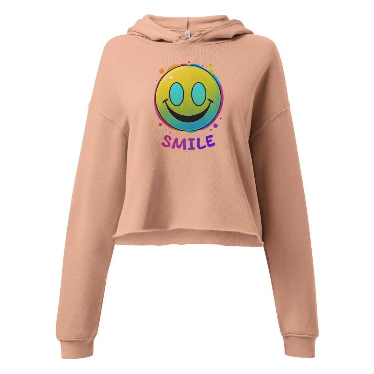 Bauchfreier Rave Smiley Hoodie - TeeGerDesign - Hoodie - Crew neck