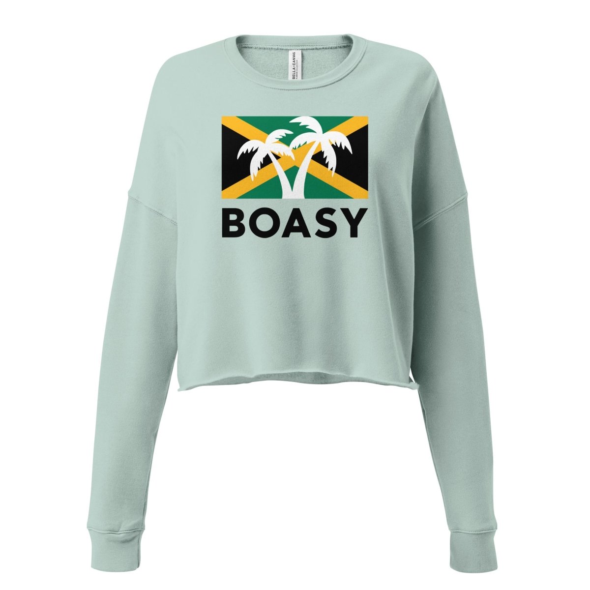 Bauchfreies Boasy Sweatshirt - TeeGerDesign - Sweatshirt - Crop