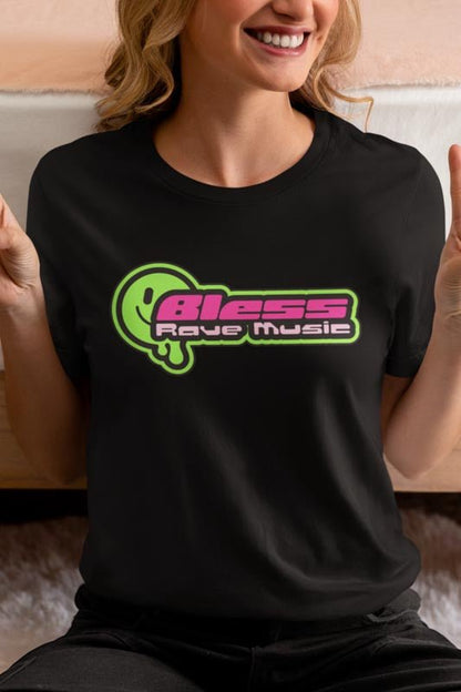 Bless Rave Music T - Shirt - Basslover T - Shirt - TeeGerDesign - T - Shirt - Cotton