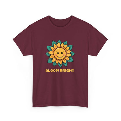 Bloom Bright Sonnenblumen T - Shirt - TeeGerDesign - T - Shirt - Crew neck