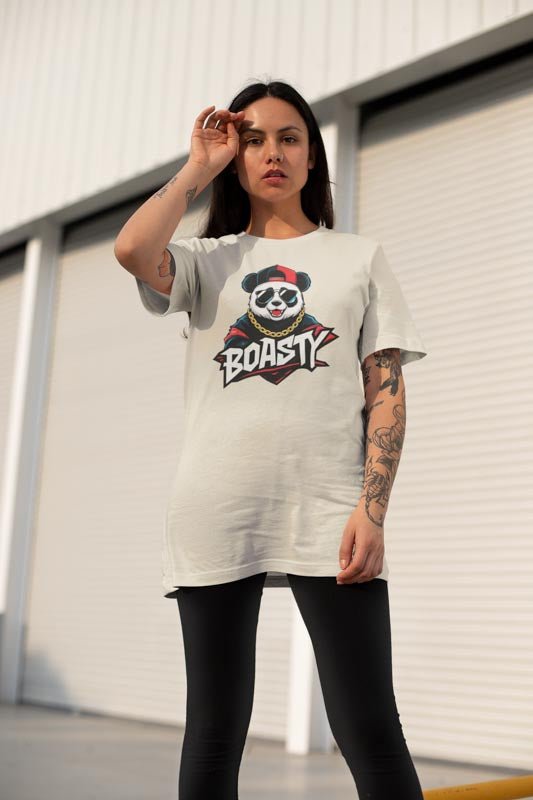 Boasty Panda T - Shirt - TeeGerDesign - T - Shirt - Crew neck