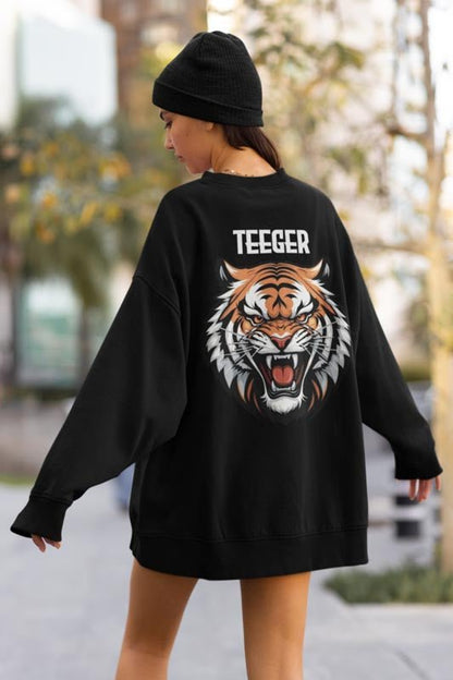 Böses Tiger Sweatshirt – TeeGer Design für einen markanten Look - TeeGerDesign - Sweatshirt - Brand