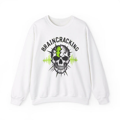 Braincracking Sweatshirt - TeeGerDesign - Sweatshirt - Crew neck